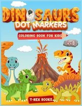 Dinosaurs dot markers coloring book for kids 4-8