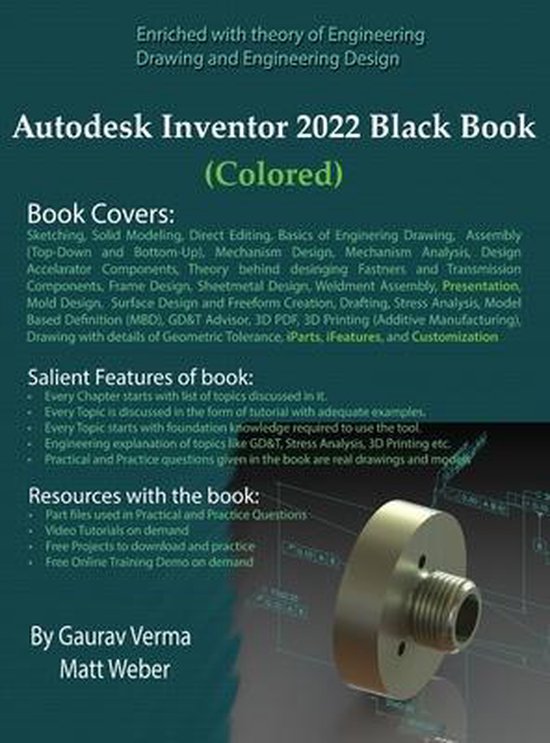 Autodesk Inventor 2022 Black Book (Colored) - cover