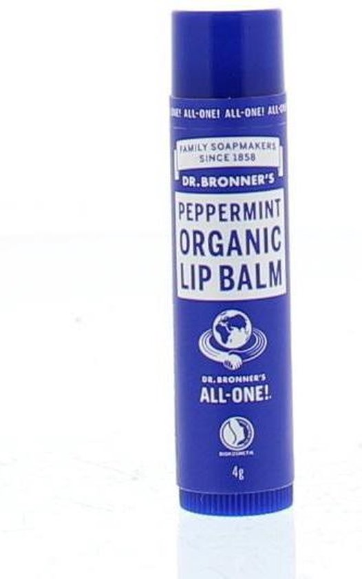 Dr. Bronner's Lippenbalsem Peppermint Organic Lip Balm