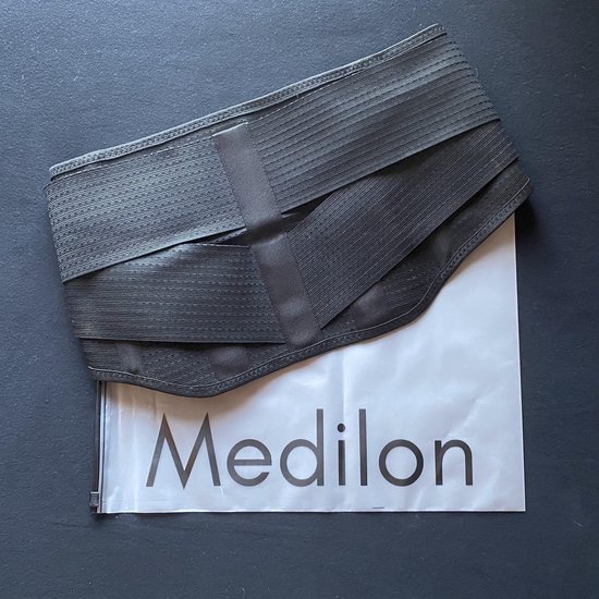Medilon Rugbrace Onderrug – Rugband met Baleinen – Rug Brace voor Lage Rugpijn – Maat XXL – Steunband Geschikt voor Man en Vrouw - Medilon