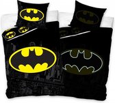 Batman Dekbedovertrek 140x200 Katoen Grote kussensloop 70x90cm Glow in the Dark