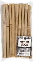 Stokken van bamboe, l: 20 cm, dikte 8-15 mm, 30 stuks, bamboe