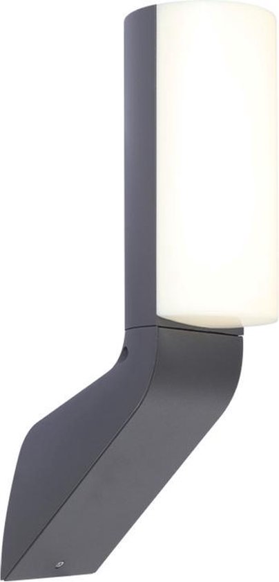 LUTEC Bati - Stijlvolle LED Wandlamp voor Buiten - Donkergrijs | bol.com