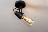 Lumidora Plafondlamp 73973 - E27 - Zwart - Messing - Metaal
