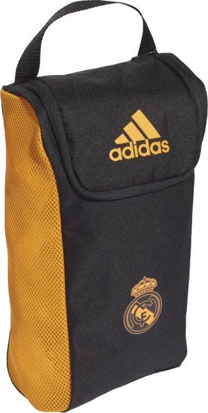 Schaduw draadloze Malen Real Madrid toilettas - schoenentas Adidas zwart/oranje | bol.com