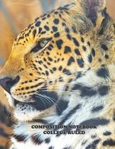 Composition Notebook College Ruled: High School, Cheetah, College, Animal, Nature Cover, Cute Composition Notebook, College Notebooks, Girl Boy School