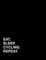 Eat Sleep Cycling Repeat: Genkouyoushi Notebook