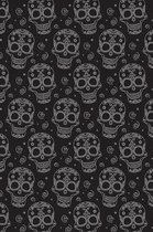 Day Of The Dead Pattern Sugar Skull Santa Muerte 10: Graph Paper 5x5 Notebook for Day Of The Dead Lovers
