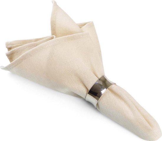 Serviettes Treb Horecalinnen, 100 pièces, beige, 40 x 40 cm - Treb X