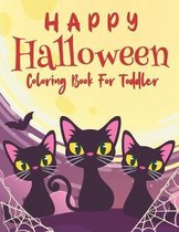 Happy Halloween Coloring Book For Toddler