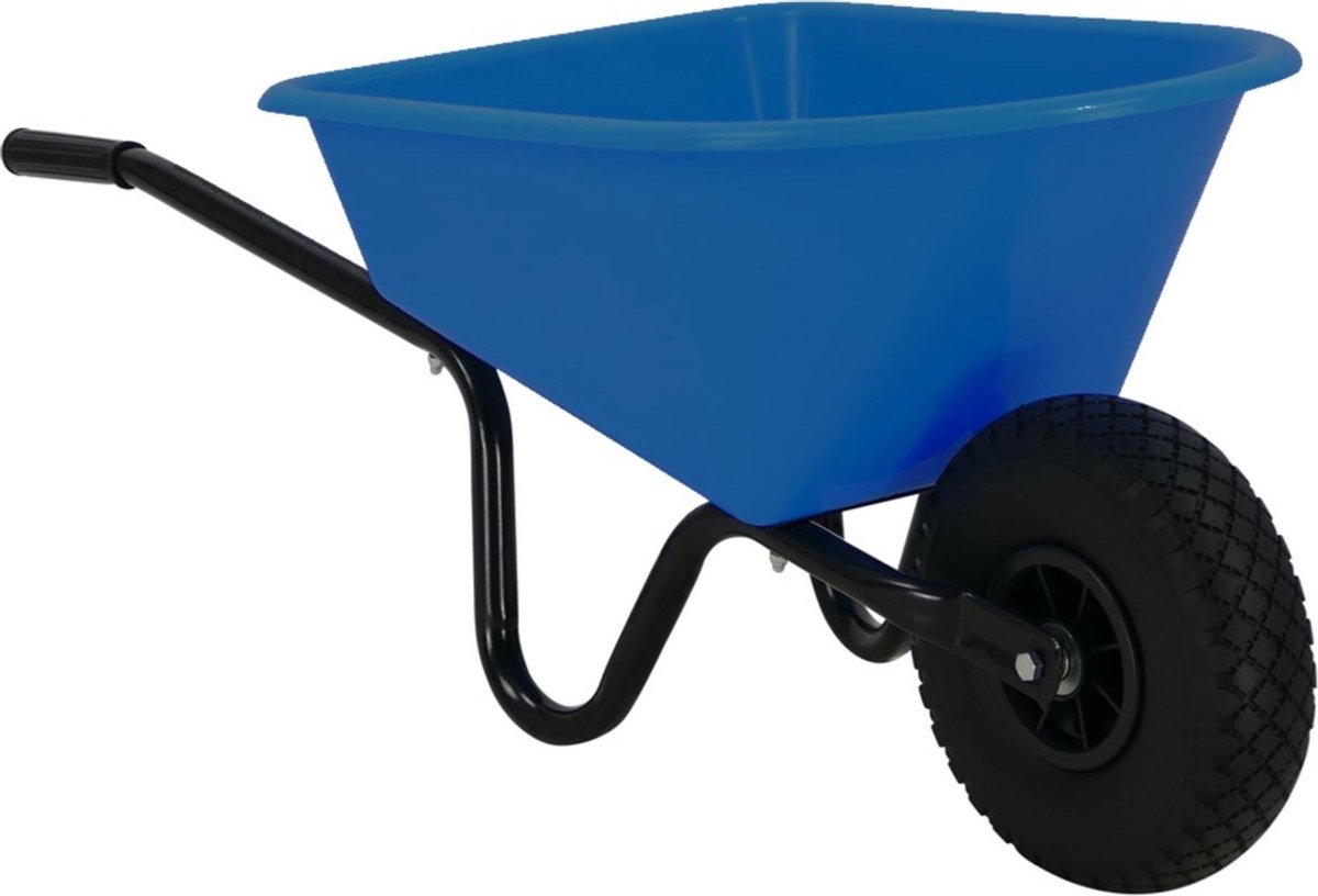 MM Eurotool Kinderkruiwagen Metaal met Kunststof Bak - Blauw — afbeelding 8