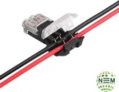 Quick auto Lock /I/ 2,5x1mm 18-22 AWG,draadconnector,8gram, 0-36V, 0-10A