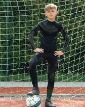 Brubeck Vêtements thermiques Set Enfants - Sous- vêtement Sport - Zwart/Graphite 164-170