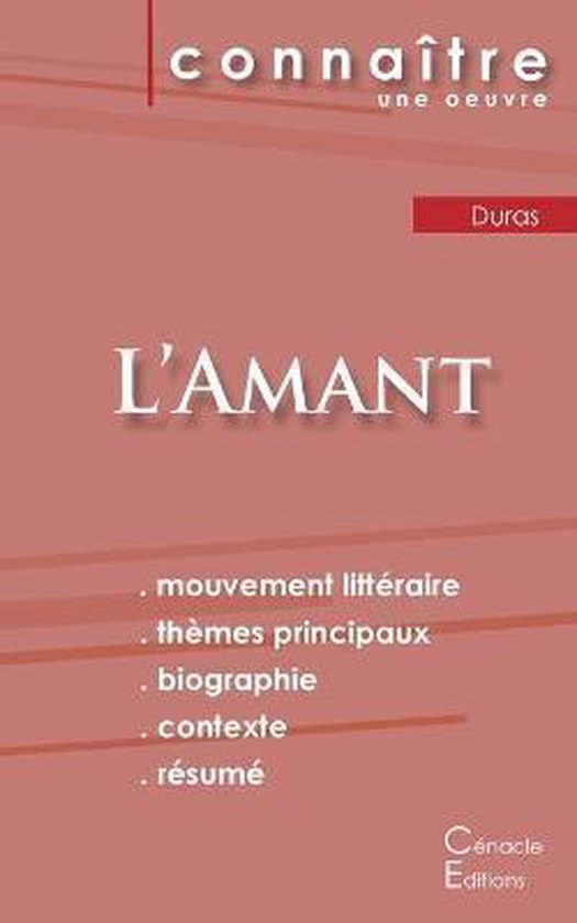 Fiche de lecture L'Amant de Marguerite Duras (Analyse litté ... - cover