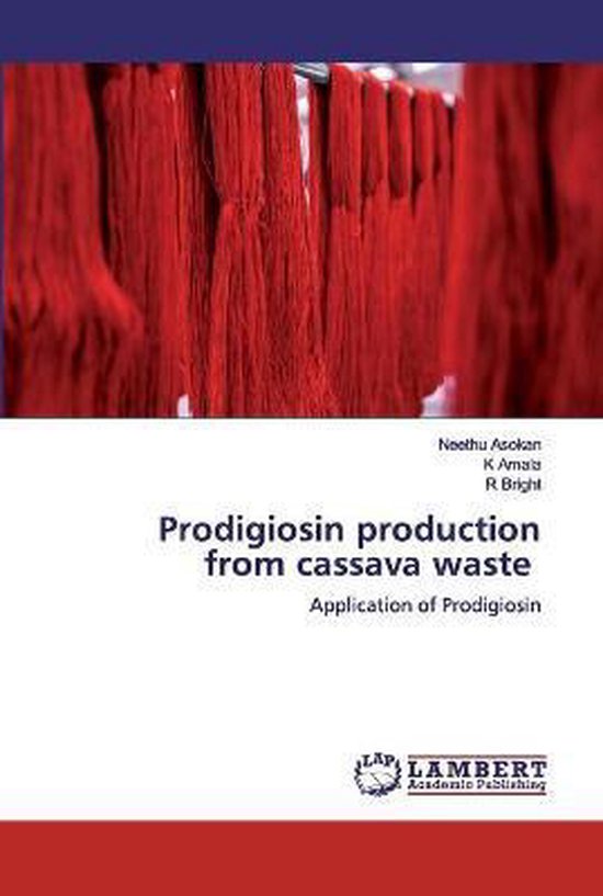 Prodigiosin production from cassava waste