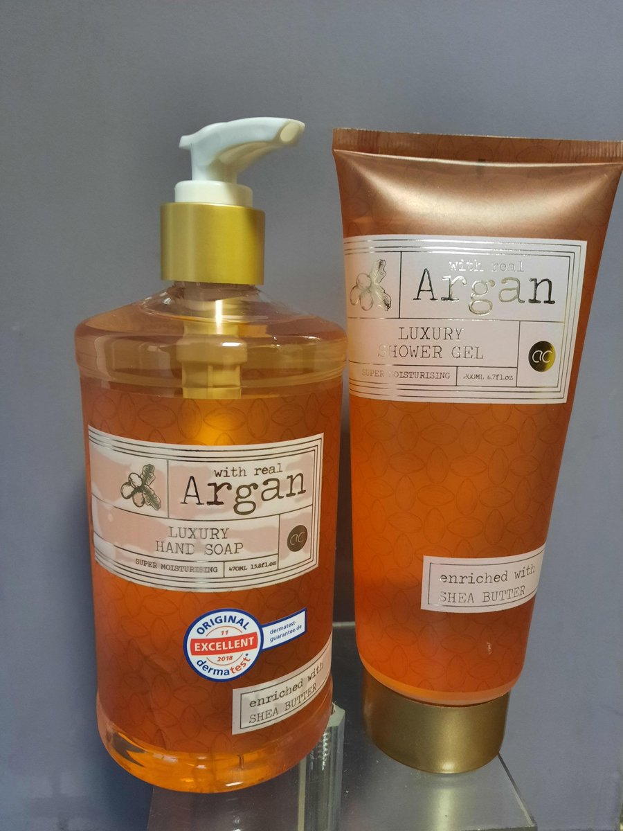 Goedkoopste geschenk set voor vrouwen met argan olie - verjaardag - moederdag - kerst - handzeep met argan olie - douche gel met argan olie