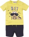 foto van Dirkje - 2pcs set jongens - Neon yellow -navy - Maat 62