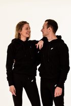 DM Training hooded sweater - sporttrui casual - hoodie unisex - zwart