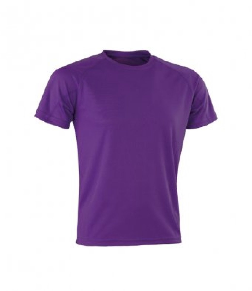 Spiro Heren Aircool T-Shirt (Paars)