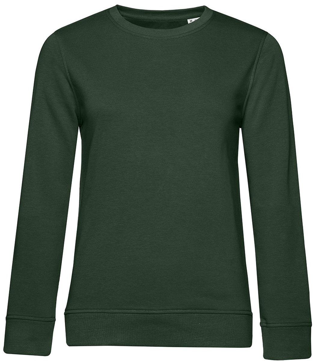 B&C Dames/dames Organic Sweatshirt (Bosgroen)