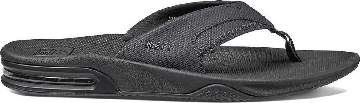 Reef Fanning Heren Slippers Zwart