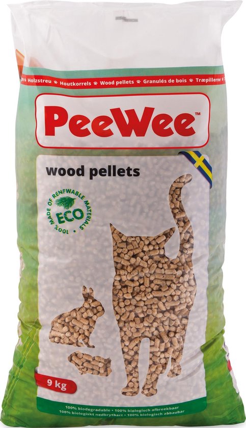 PeeWee Kattenbakvulling Houtkorrel