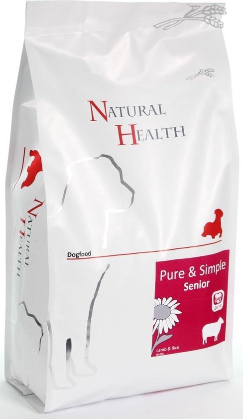 Natural Health hondenvoer Senior Lam 12,5 kg - Hond
