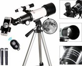 EFLO® Refractor Telescoop met Sterrenzoeker - Incl. Bluetooth - Microscoop - Smartphone Adapter - 70/300MM