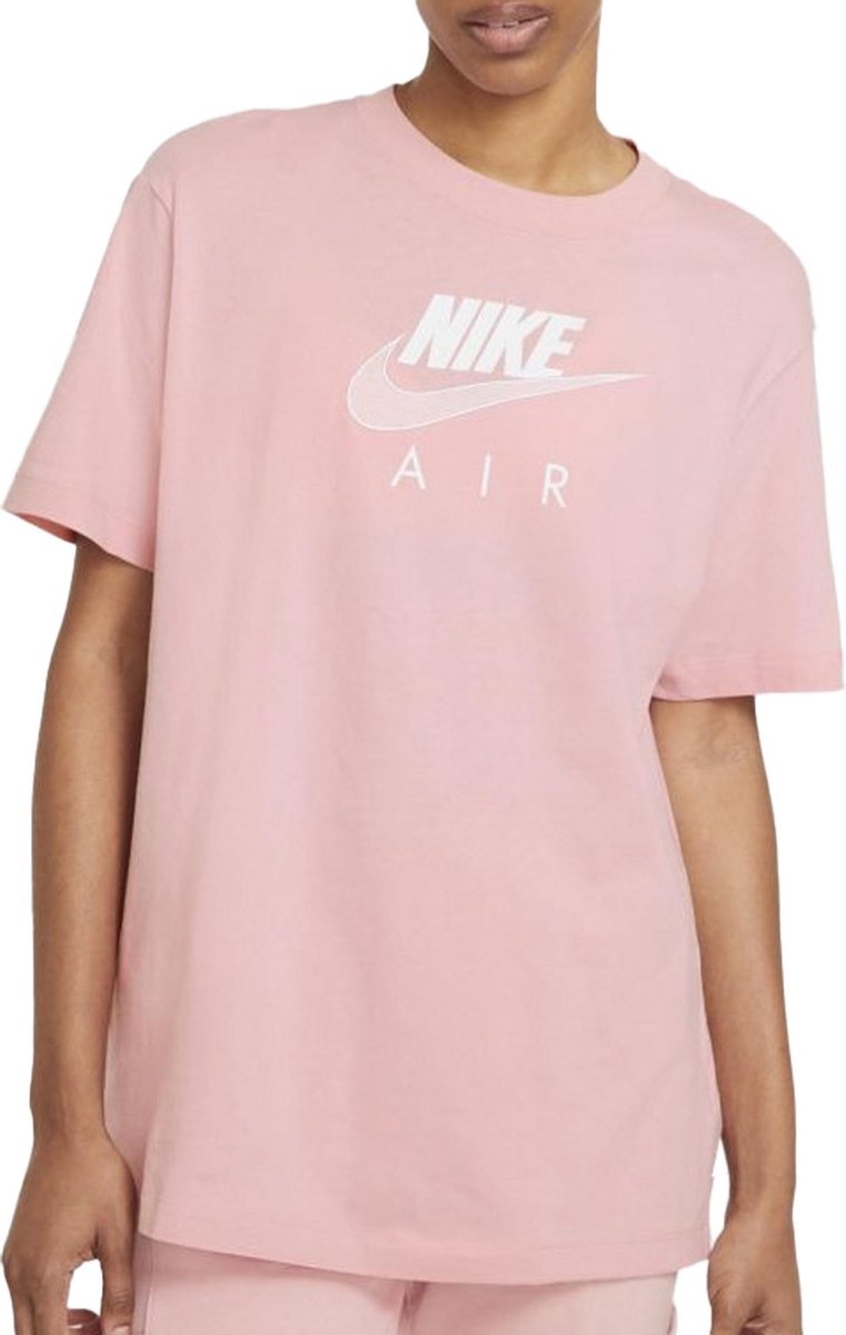 Duplicaat vervangen Kerel Nike T-shirt - Vrouwen - Roze/Wit | bol.com