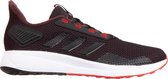 adidas Duramo 9 Sportschoenen - Maat 47 1/3 - Mannen - zwart/rood/wit