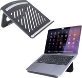 Vannons - Laptopstandaard - Laptop Standaard - Inklapbaar - tot 17 Inch - Lichtgewicht - Zwart