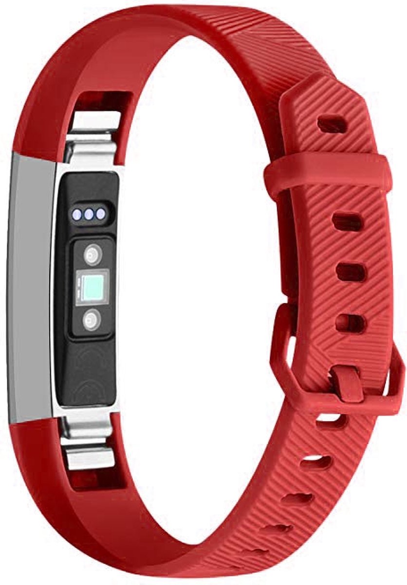 HIPFIT Siliconen bandje - Fitbit Alta (HR) - Rood - Large