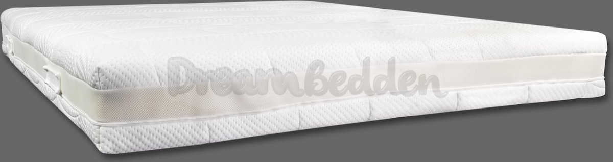 Orthopedisch Matras 90x200 Traagschuim Nasa Pocketvering tencel 500 veren m2 7-zones ca.24 cm — afbeelding 4