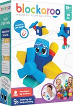 Blockaroo vliegtuig box-magnetisch speelgoed-peuter speelgoed-speelgoed 3 jaar/4jaar/5jaar- speelgoed jongens en meisjes- badspeelgoed