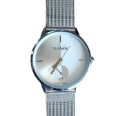 Horloge Silvie- metalen bandje- 3 cm-smalle pols- Charme Bijoux