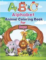 ABC Alphabet Animal Coloring Book For Boys