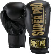 Gants de boxe Super Pro Champ Noir / Or - 14 oz.