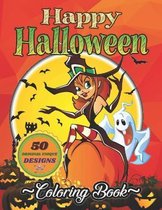 Happy Halloween Coloring Book