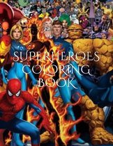 Superheroes coloring book