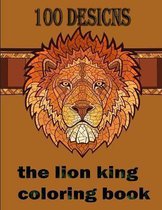 100 desicns the lion king coloring book