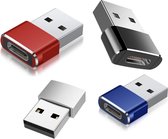 USB 3.0 naar USB-C in 4 verschillende kleuren