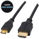 Valueline - 1.4 High Speed HDMI naar HDMI Mini - 1.5 m – Zwart