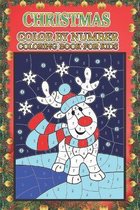 Christmas Color By Number Coloring Book For Kids