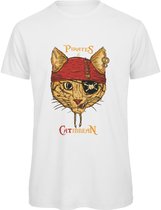 Pirate - Katten T-Shirt Heren - Katoen