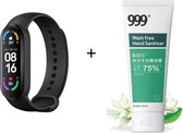 Xiaomi Mi Band 6 Europese Versie - Global Version - Activity Tracker - Zuurstofmeter - Stressmeter - met Handgel Cado( Zwart)