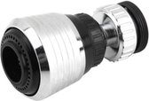 Blinqz - Tête de robinet rotative - Pièce de robinet - 360 degrés - Rallonge de robinet - Fixation de robinet - Plusieurs positions - Aérateur - Économie d'eau - Universel