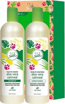Pet Silk - Aloe Vera Oatmeal Kit VEGAN / Shampoo / Conditioner / Hondenshampoo / Vachtverzorging / Wassen / Honden / Voordeelpakket