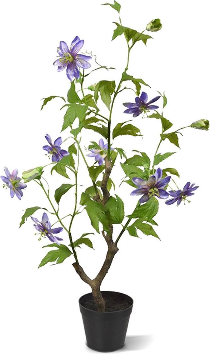 maxifleur Kunstplanten Passie kunstbloem 90cm - lila