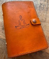 DyLeatherDesign- Agenda- Organizer- Zakagenda- Yoga- Leer- 100% Runderleer- Ambachtelijk product