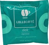 Lollo Caffè Deck - 100 dosettes de café ESE décaféinées - Espresso italien (Naples)
